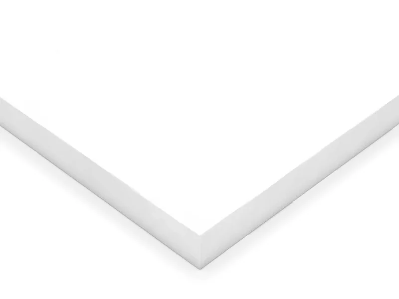 Anti-scratch uv curing white solid color mdf for furniture and walls