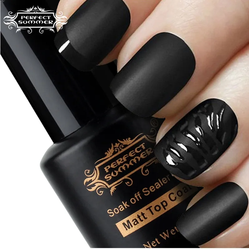 Perfect Summer Matt Top Coat Nail Art UV Gel Polish Matte Top coat LED UV Soak