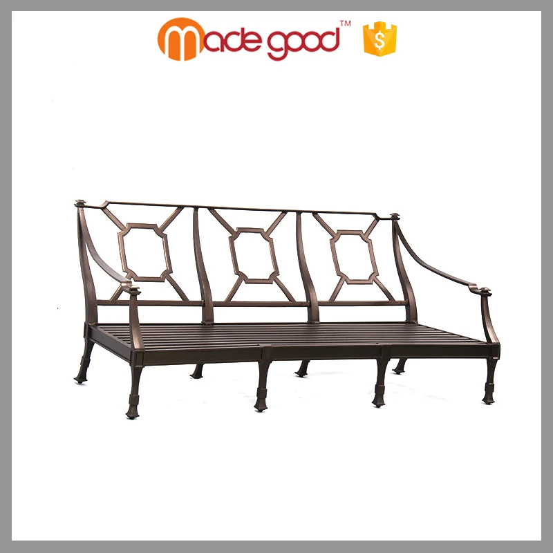 New product professional metal aluminium italian antique style sofa
