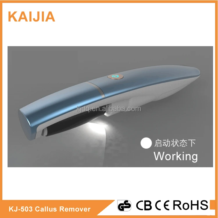 Stainless steel foot callus grater electric feet skin remover with foot scraper handle