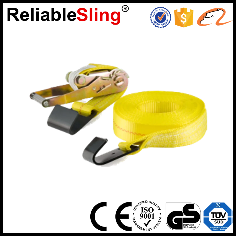 Endless ratchet tie down lashing capacity ratchet strap tensioner with no hook