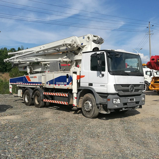 Chinese factory 28m concrete pumping vehicle 150 meters mixer car cement