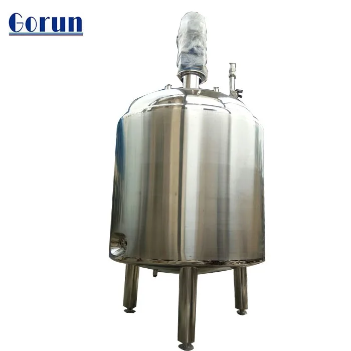 Electric Heating Agitator Mixing Tank Price Of Liquid Soap Making Machine 2000l High Speed Mixer