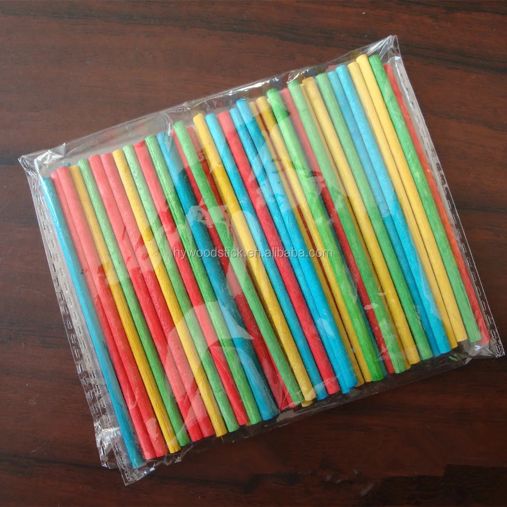 Custom Solid Small Round Wooden Dowl Wood DIY Cudgel Sticks