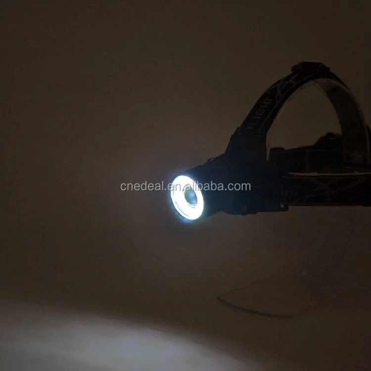 
Jialitte H017 Outdoor Waterproof COB Led Headlight Aluminum Dual Light Sources CREES T6 Rechargeable LED Headlamp 