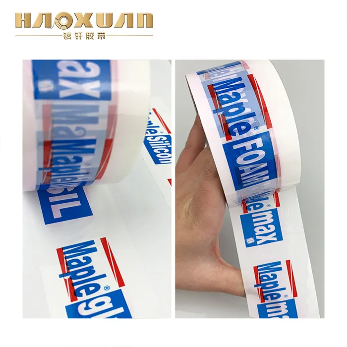 Bopp opp packing film Custom logo printed duct adhesive tape