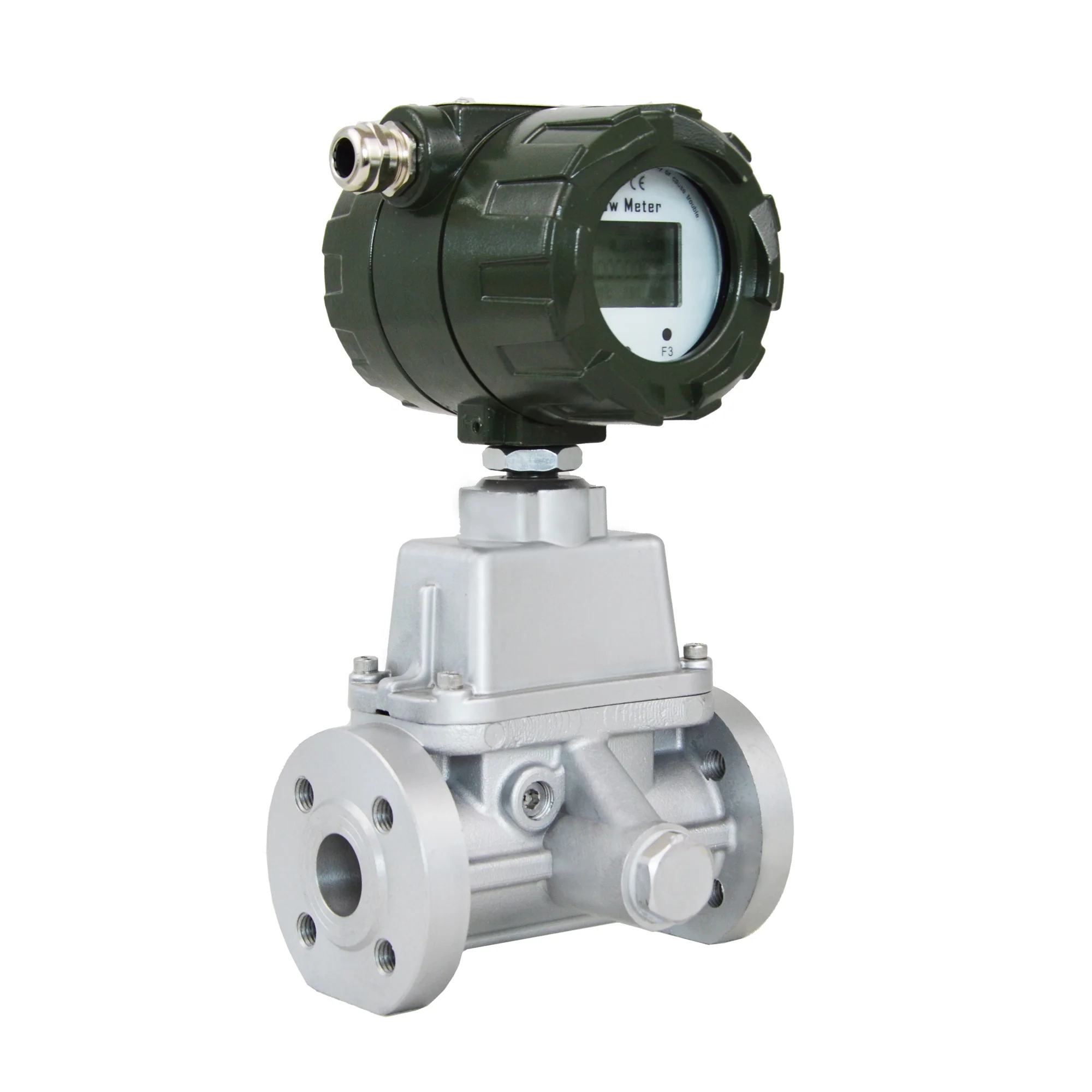
1' inch DN25 Precession vortex flowmeter measure n2 gas flow meter natrual gas flow sensor 