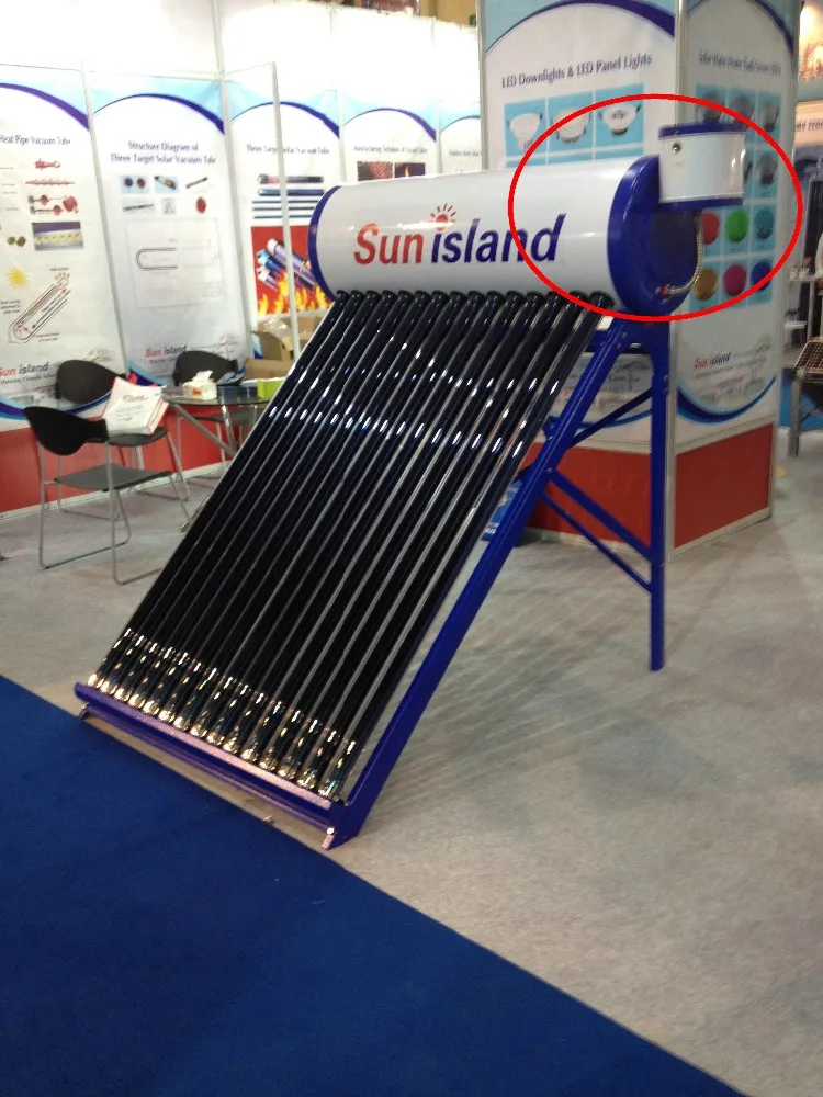 Newest design !! 8L side assistant tank for solar water heater hot selling in india market