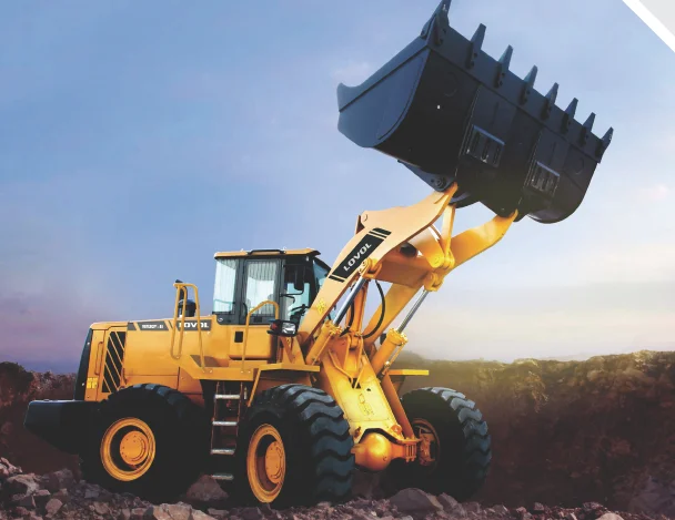 217hp Engine Heavy Duty 5 ton Wheel Loader 3cbm Bucket Front End Loaders LOVOL FL956F-II