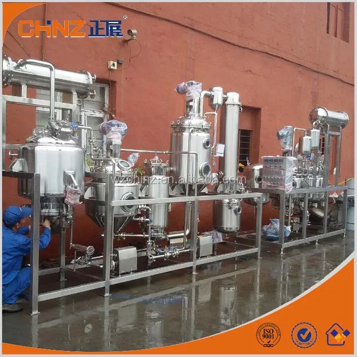 100L hot oil electric heating extractor & concentrator machine