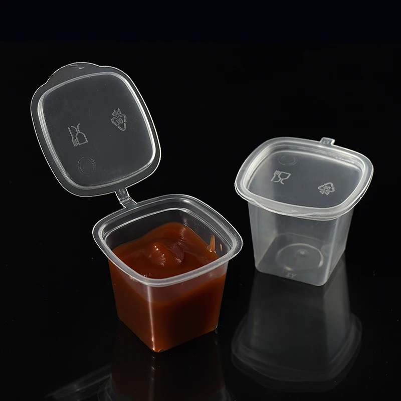 FREE SAMPLEMini disposable transparent sauce portion pp cup