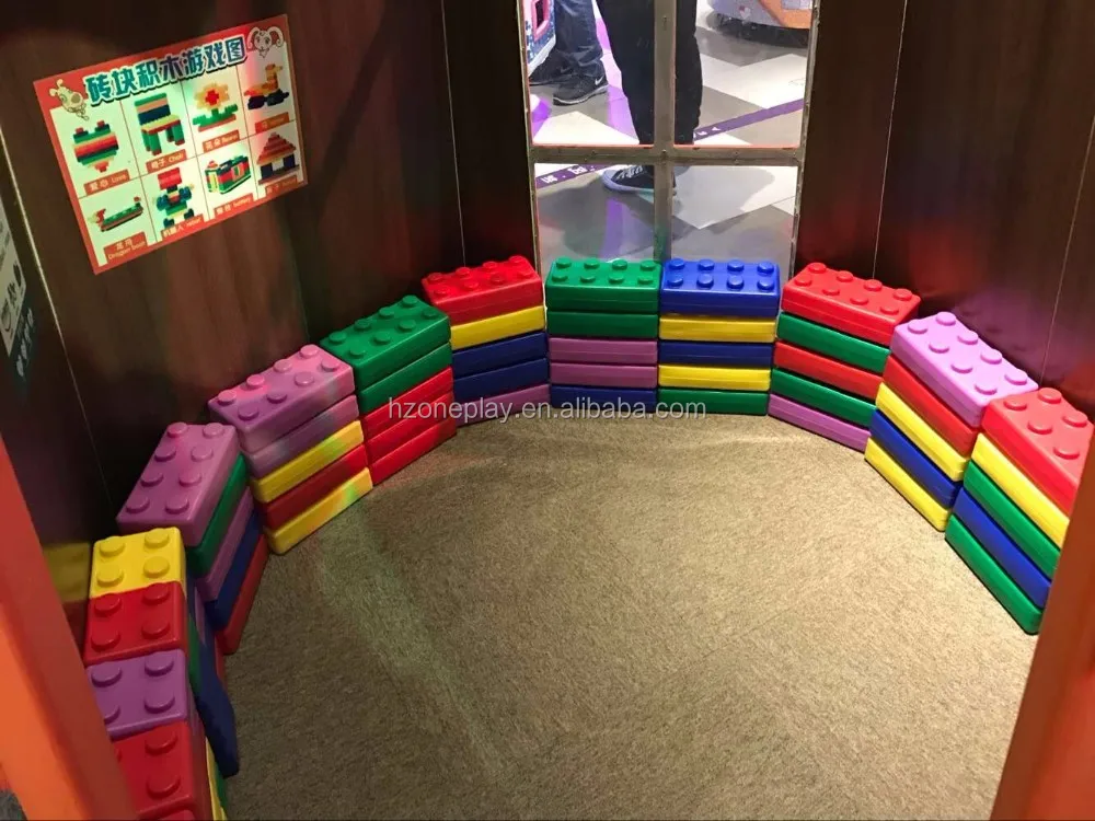 CE certified Giant Educational Plastic Building Blocks for Children Age 3+