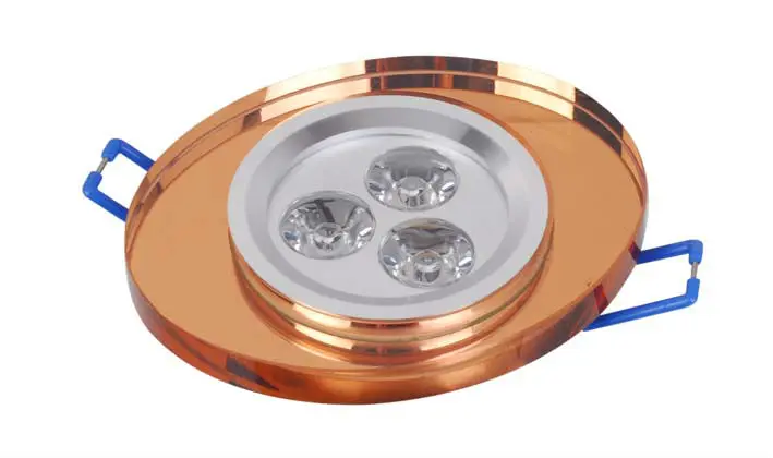 Цвета кристалл оболочки овальной формы из светодиодов потолочный светильник