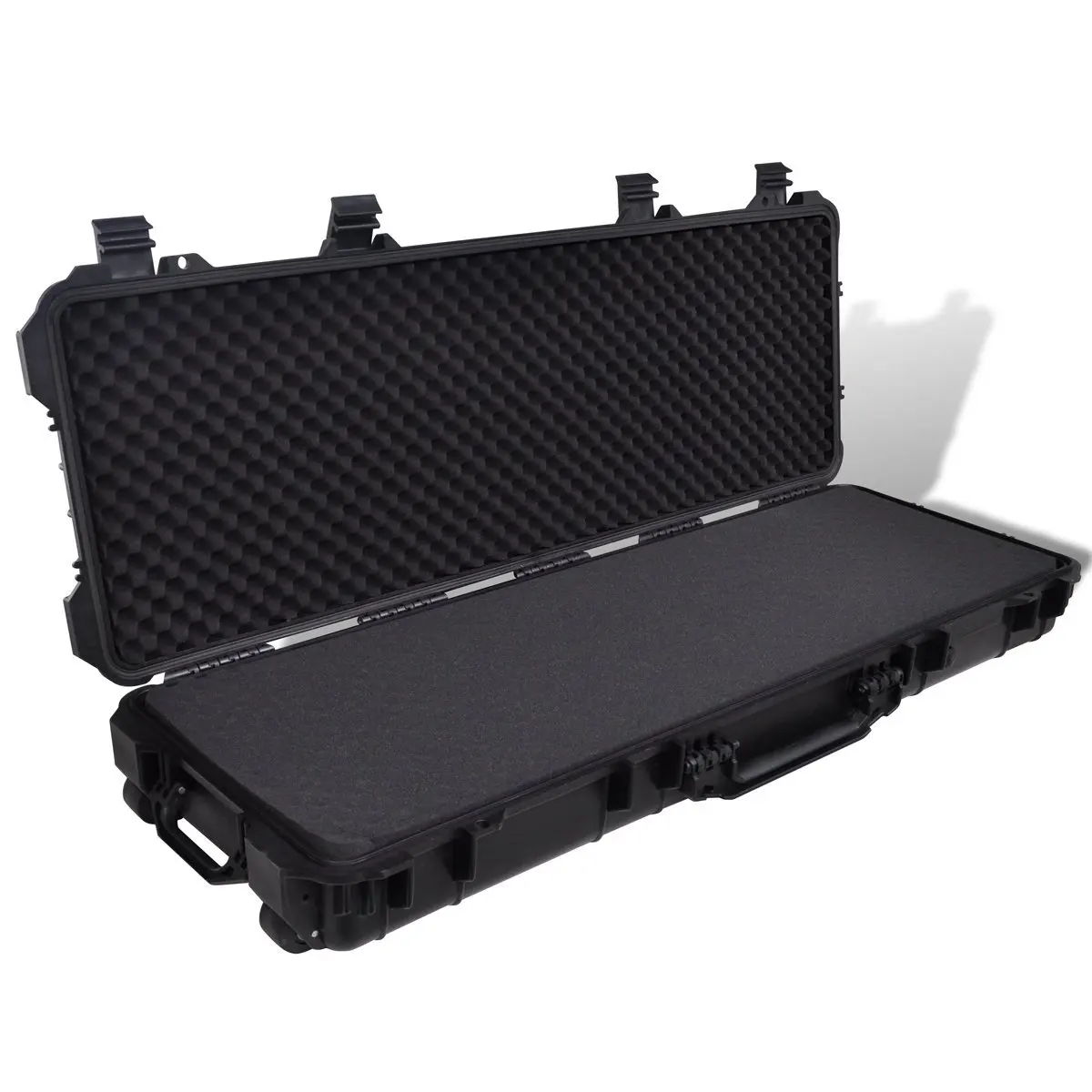 Hard PP plastic hunting equipment shockproof waterproof custom foam long gun cases