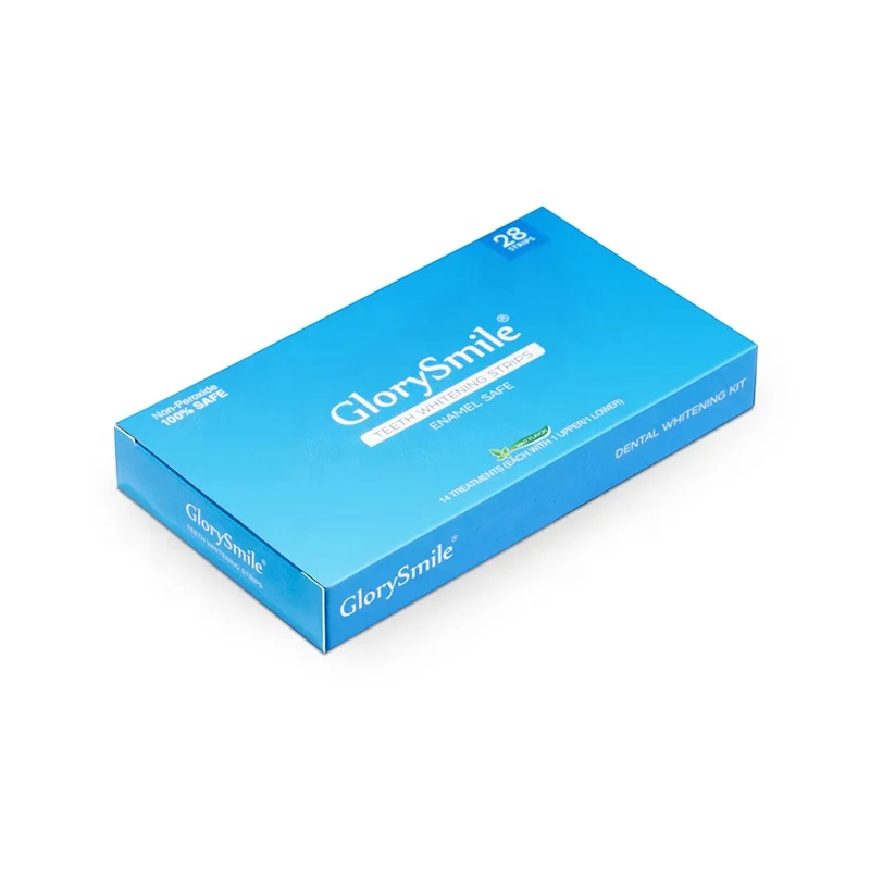 
CE Approved Teeth Whitening Products Tooth Bleaching Non Peroxide 3D Advanced Teeth Whitening Strips Private Label 