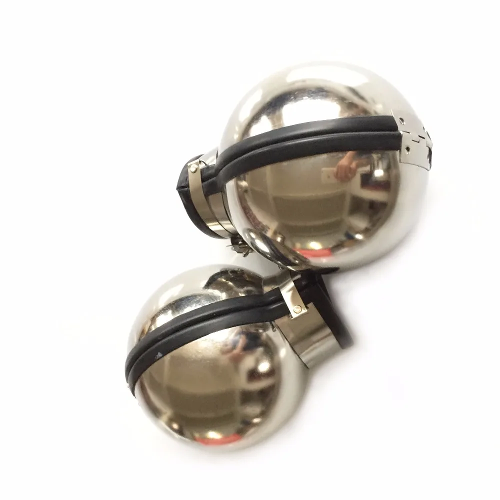 Alternative sex toys refined metal stainless steel ball bdsm bondage restraints handcuffs for sex tied handcuffs for sex fetish