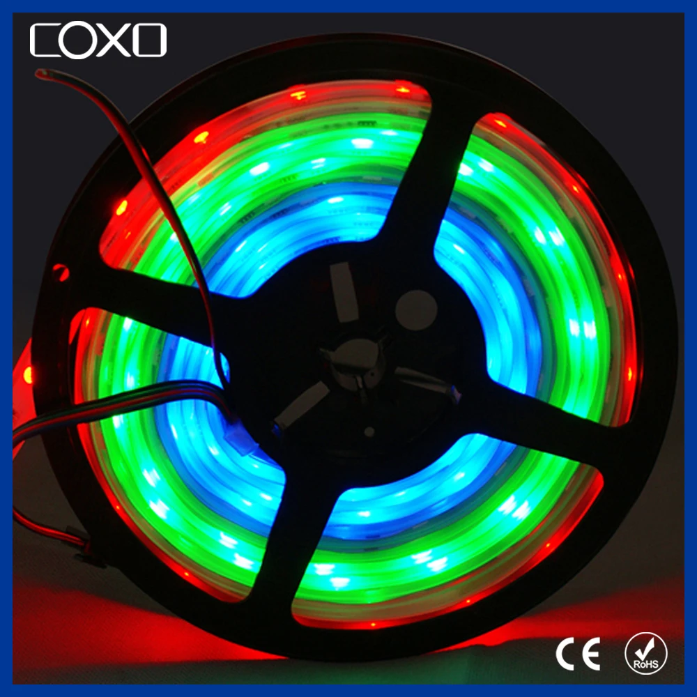 240 Светодиодов на Метр Теплый Белый Гибкие SMD Светодиодные Ленты 3528 5050