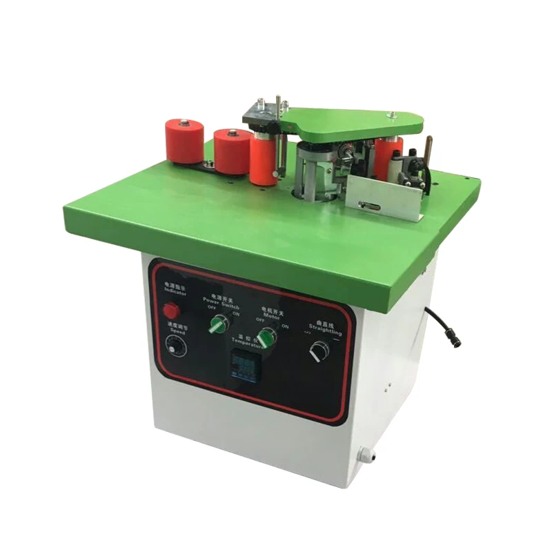 Portable mini 30kg manual edge bander pvc edge banding machine