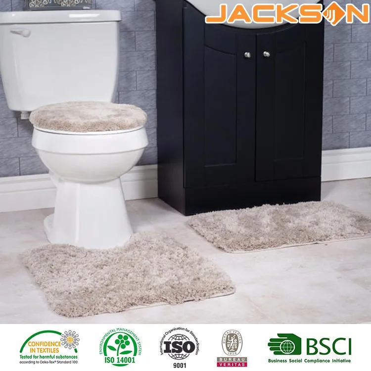  3 шт супер плюшевая нескользящая обувь; Однотонная ткань из коврик для ванной набор