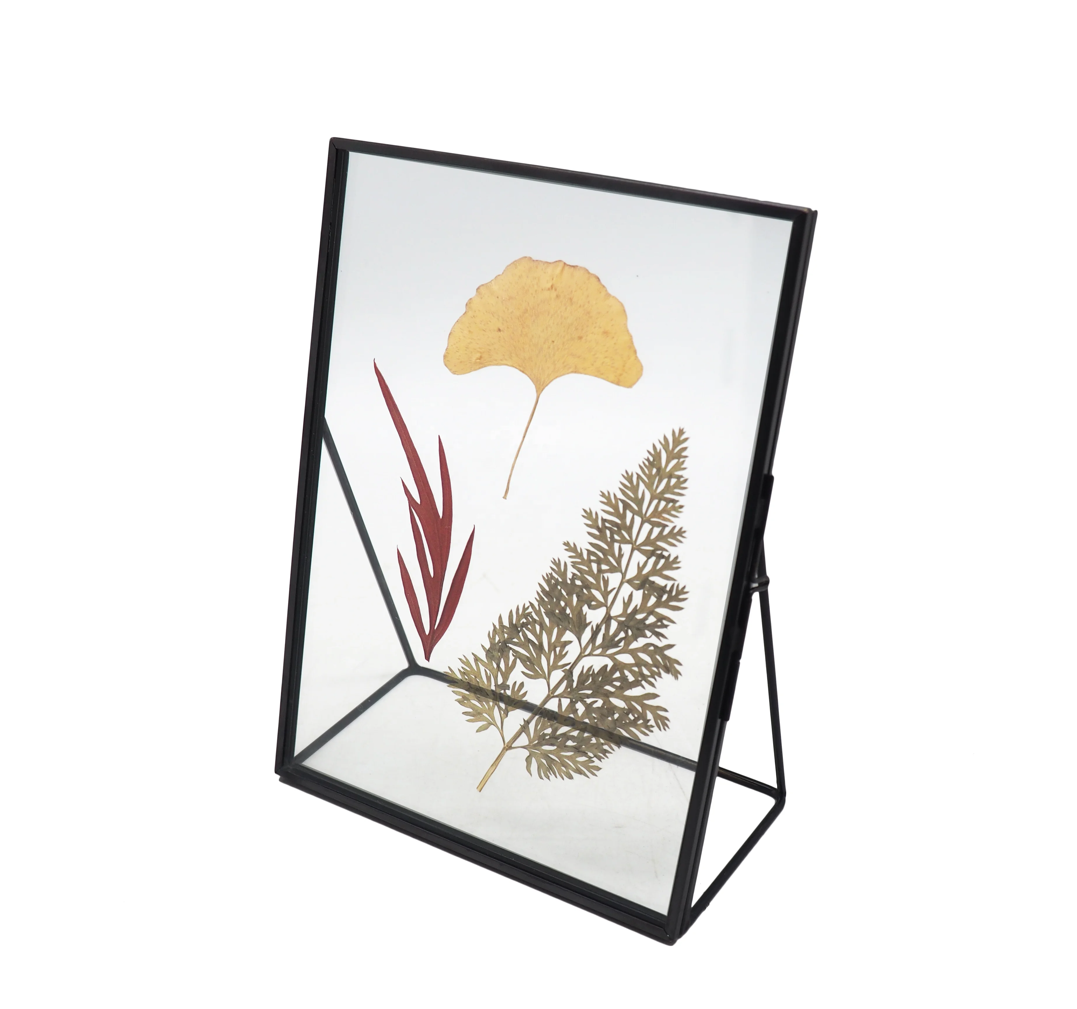 Custom sizes square black metal glass photo picture frames