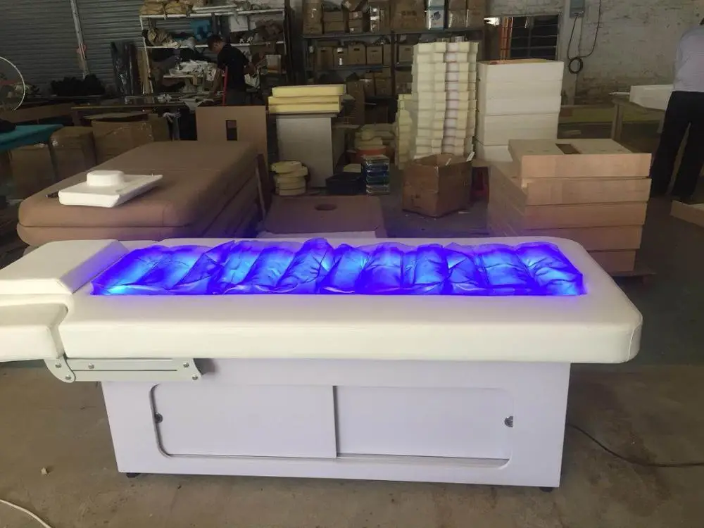 2018 luxury electric water massage bed facial table water spa bed