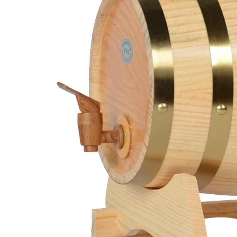
New 2020 trending products 5l natural Oak Beer Barrel Small Wooden Wine Barrel with tap 