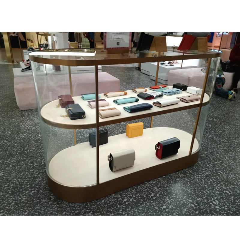 LUX Customized Boutique Retail Display Equipment For Shoe Bag Store