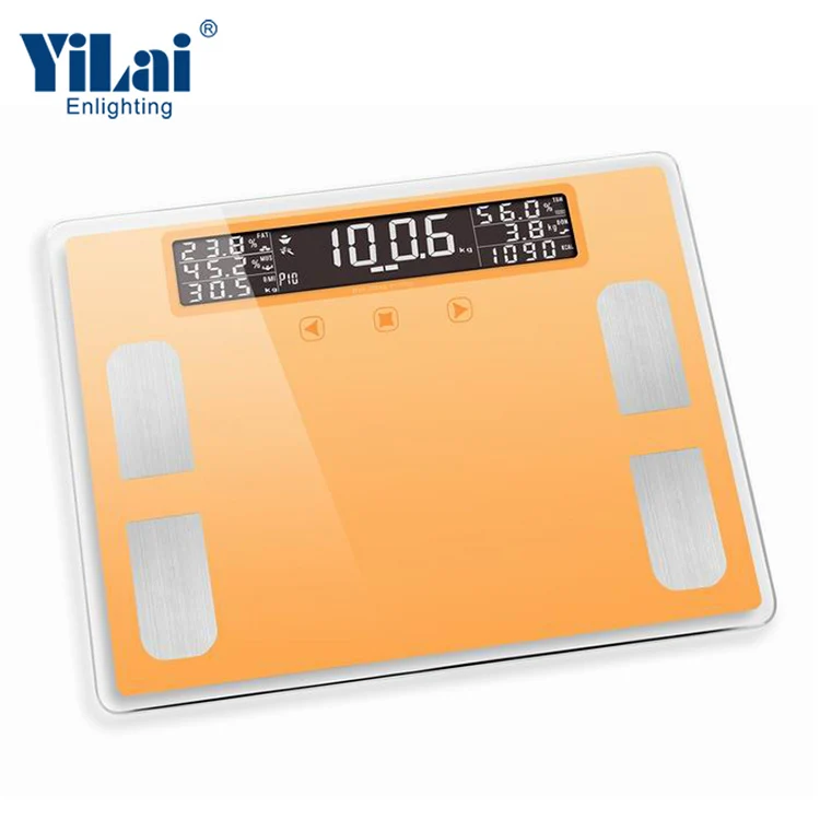 big LCD Wholesale China factory personal body composition analyzer electronic body fat scale bathroom weight scale