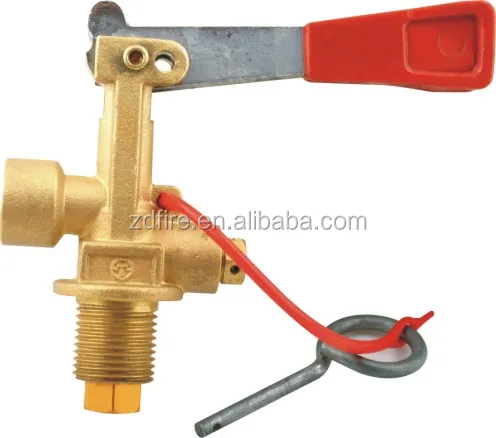 Клапан огнетушителя co2 Огнетушитель CO2 valvula para