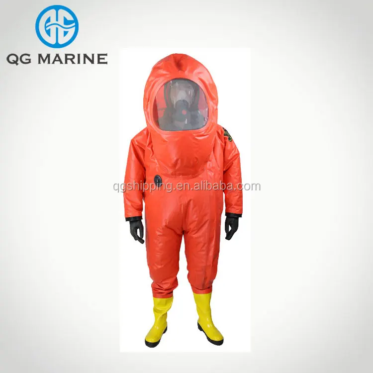 Heavy duty fighting rubber chemical suits
