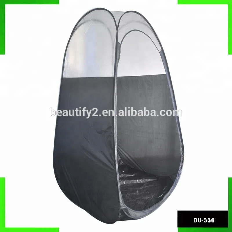 Черная Водонепроницаемая распылительная палатка, распылительная палатка, упакованная в сумку для переноски