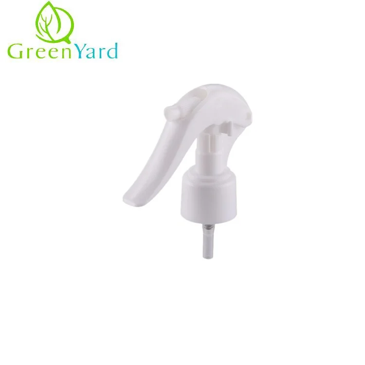 Mini Trigger Sprayer 28mm 24mm Hand Pump Sprayer Part White Plastic 10000pcs 0.2 ML/T Smooth/ribbed 1000pcs/carton GY-109