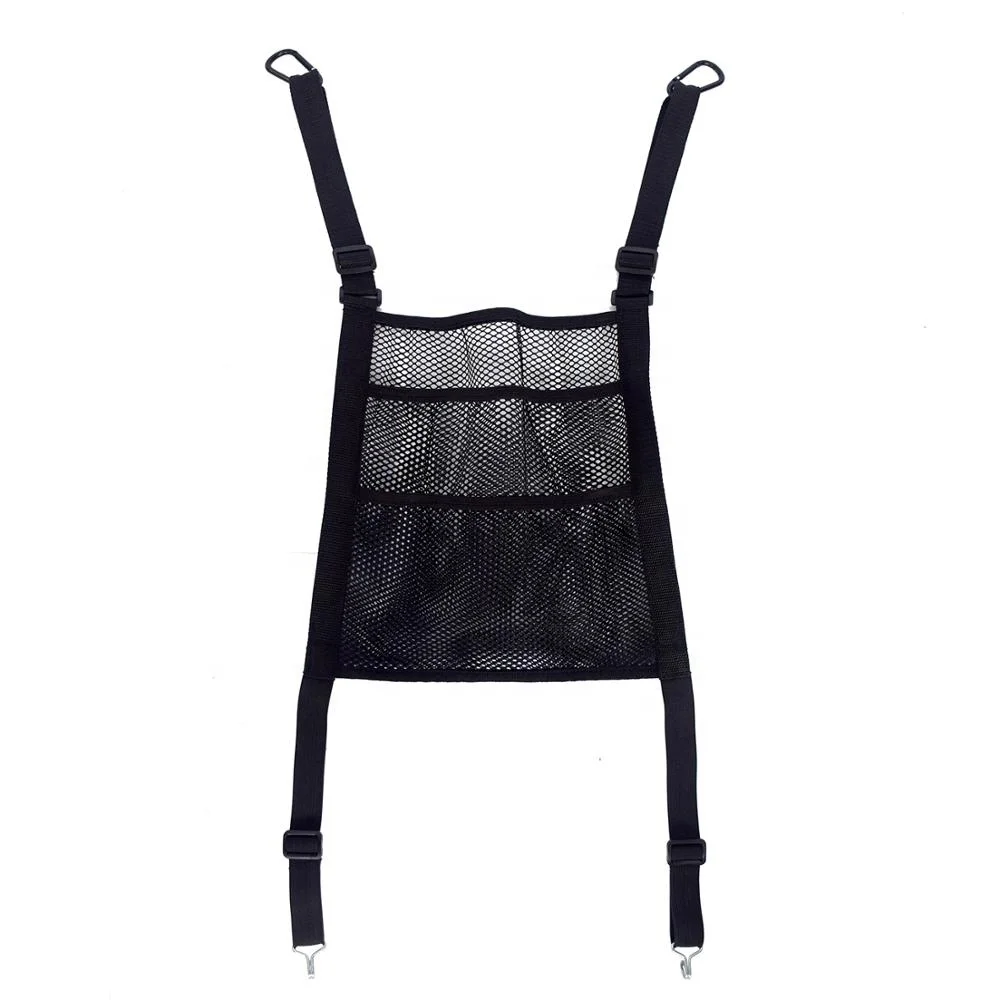 Автомобильное сиденье 3-х слойные для автомобиля из сетчатой ткани Органайзер с металлическими крючками