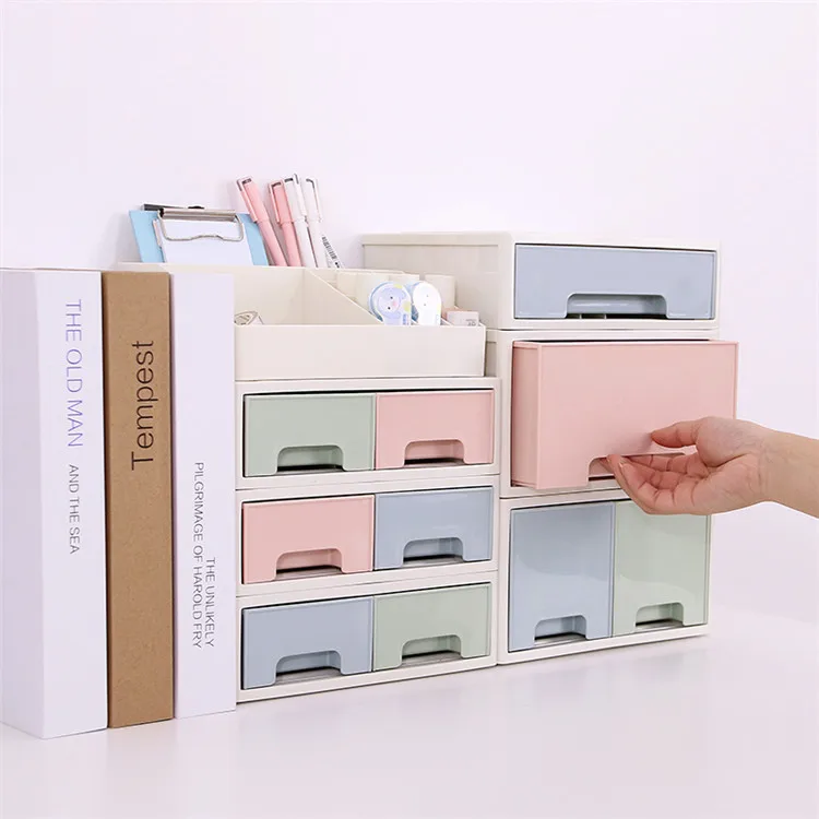 
Ebay Hot-Selling Cheap Plastic Cosmetic Make Up storage box organizer With Drawer On Sale 