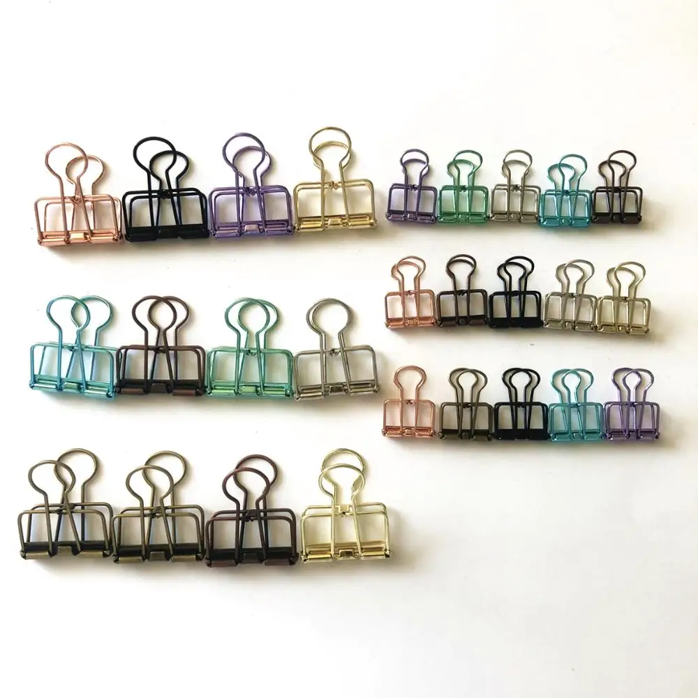 Mini Size Paper Clip Metal Binder Clip Stationery for Office School