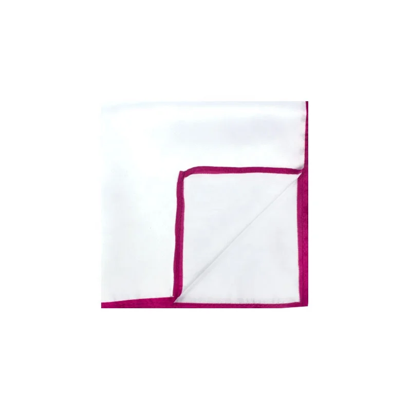 Shengzhou Factory Classic colorful Handkerchief Basic Style Pocket Square For Men