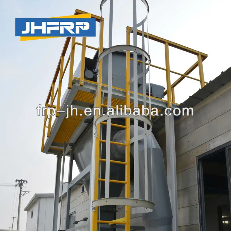 
JH422 fiberglass frp handrail with full colour 