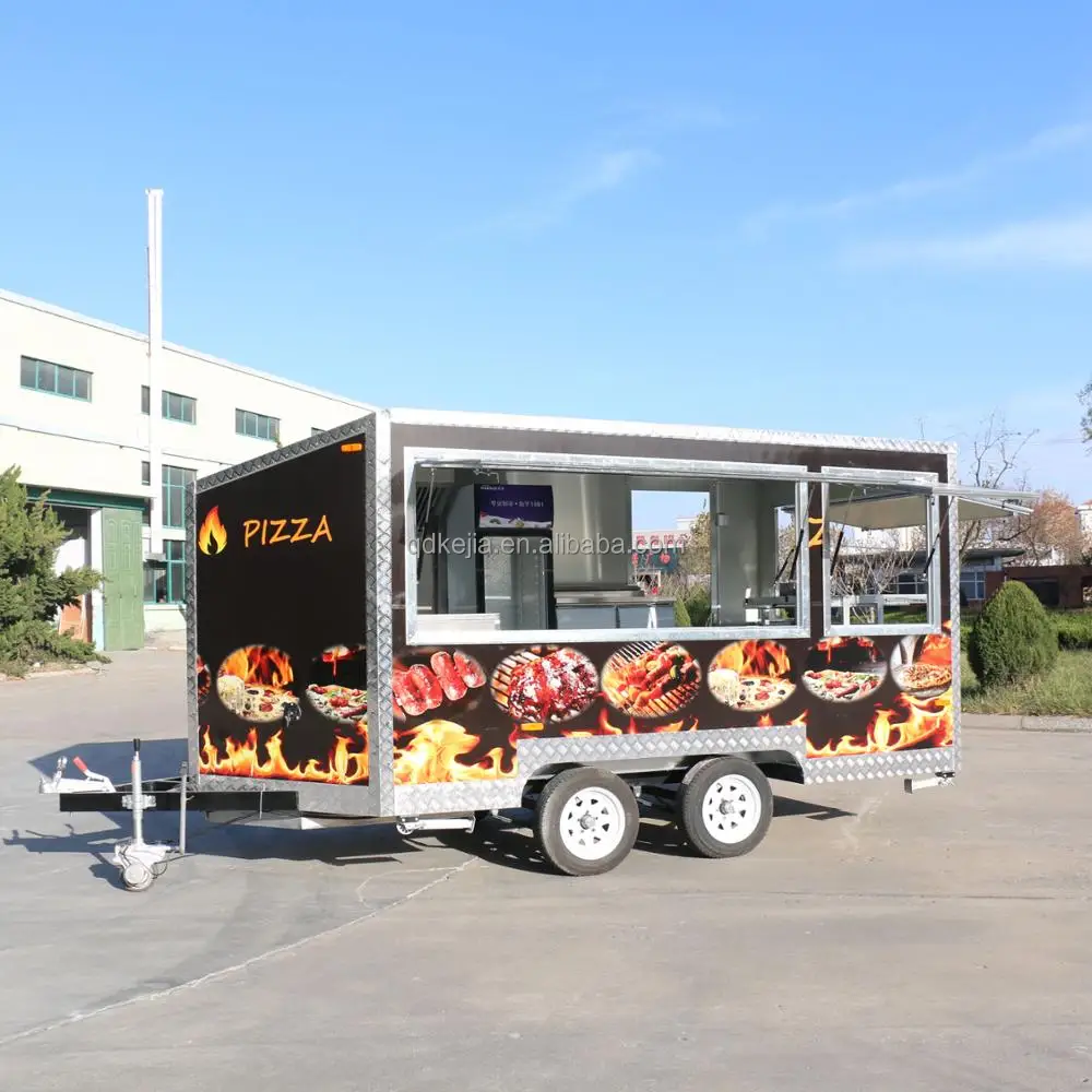 mobile food trailer catering trailer with kitchen accessories