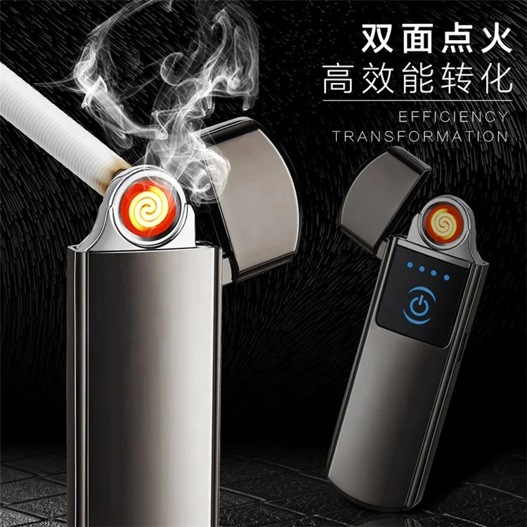 Beautiful double arc pulse usb electronic lighter,eco-friendly arc lighter,electronic lighter