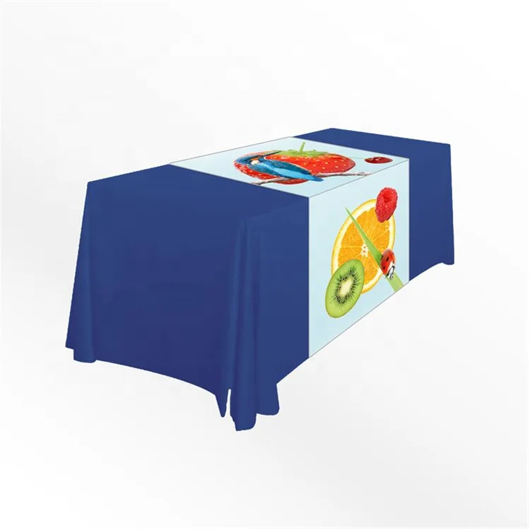 
4ft 6ft 8ft Custom Print Trade Show Throw/Fitted/Spandex Table Cover 