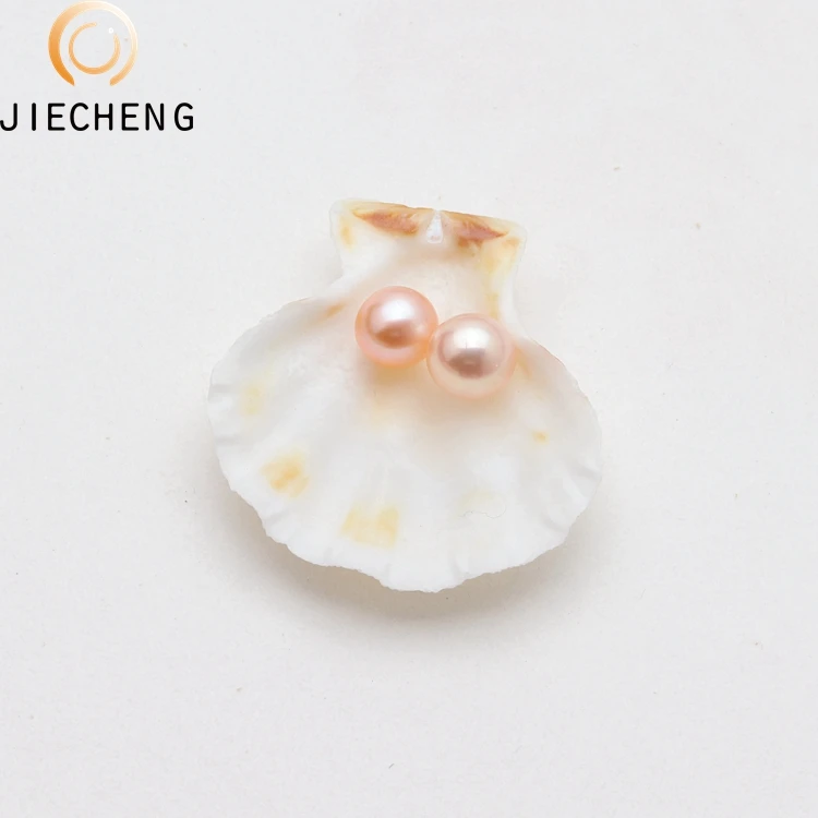 Wholesale 6-7mm near round shape aaa pearl beads no holes freshwater bulk loose pearls