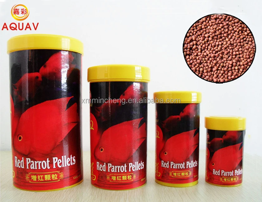 Корм для рыб Красного попугая с высокопитательной диетией