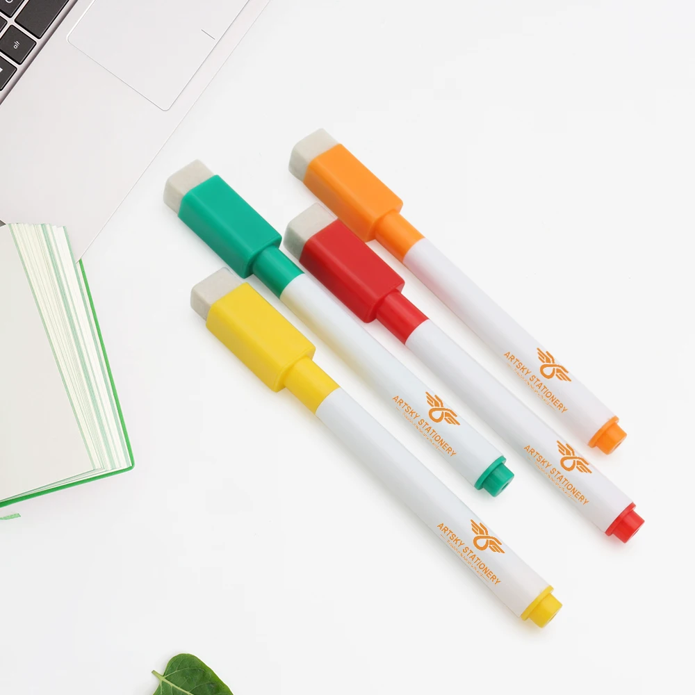 8 Pcs Colorful Whiteboard Marker Pen with Magnet,gleece Eraser,high Quality