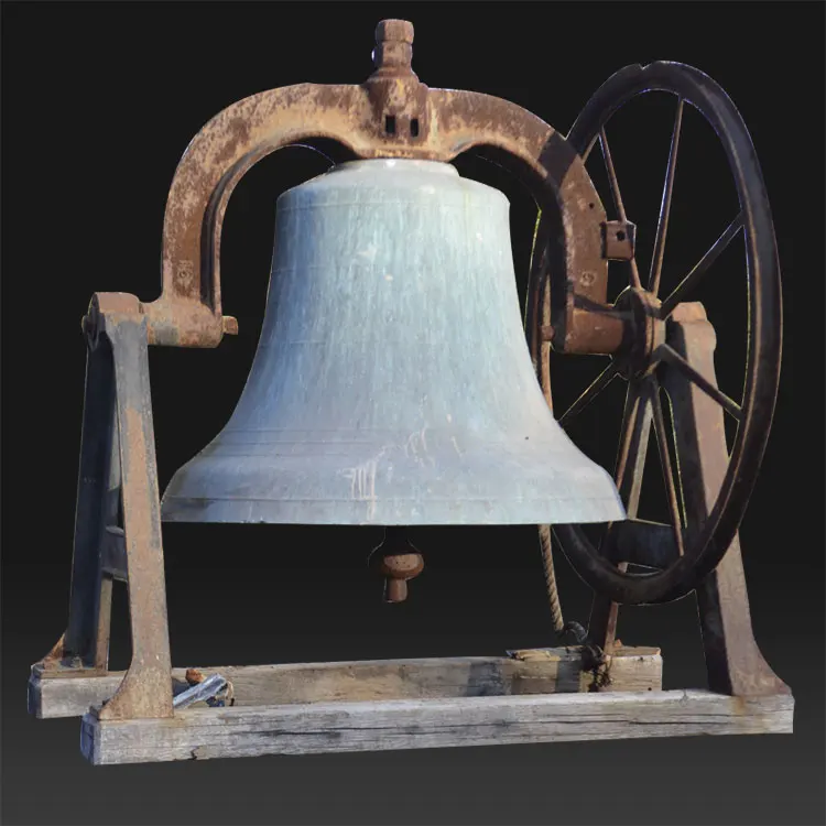 Antique Metal Craft large bronze church bell for sale