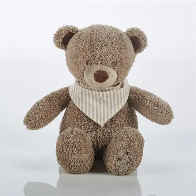 High quality Custom mini/Big Brown Love comfort  Stuffed animals education toys Rabbit pig gift Soft panda teddy bear plush toy