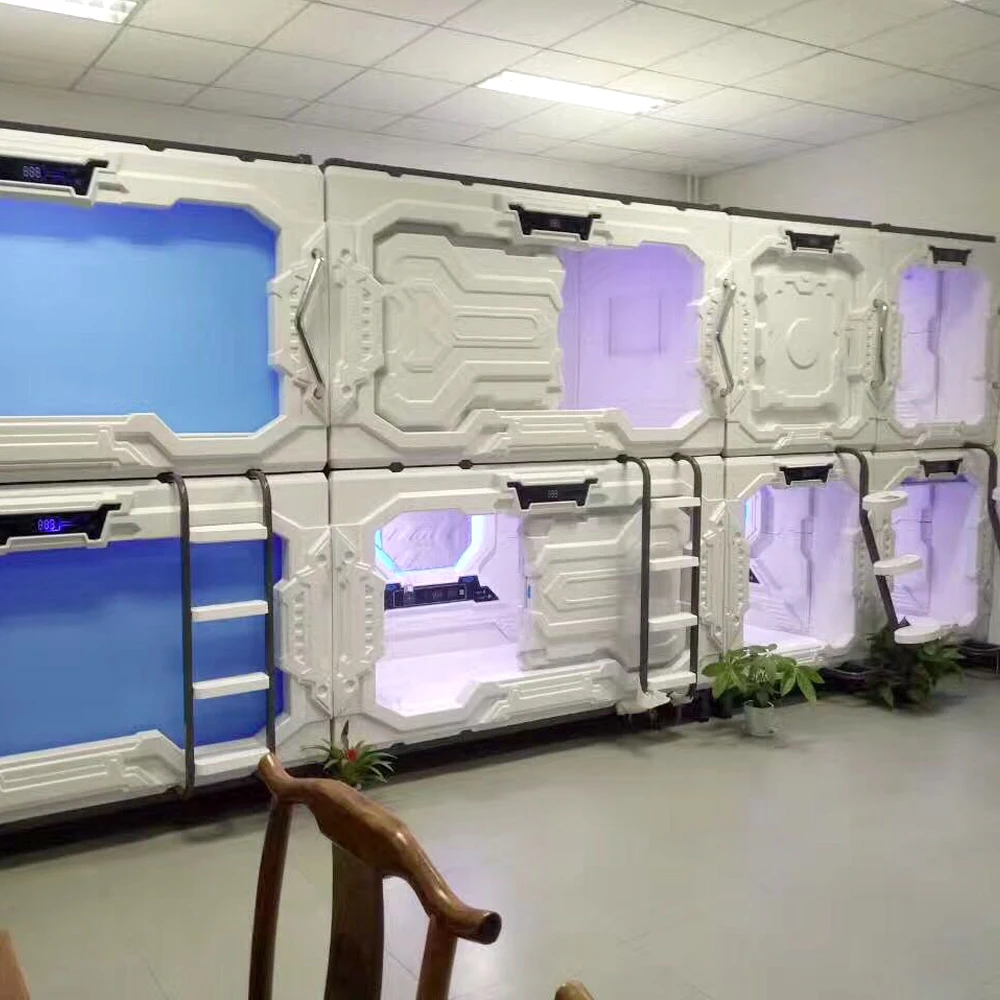 
Comfortable capsule sleep box container house smart capsule bunk cabin modern furniture sets 
