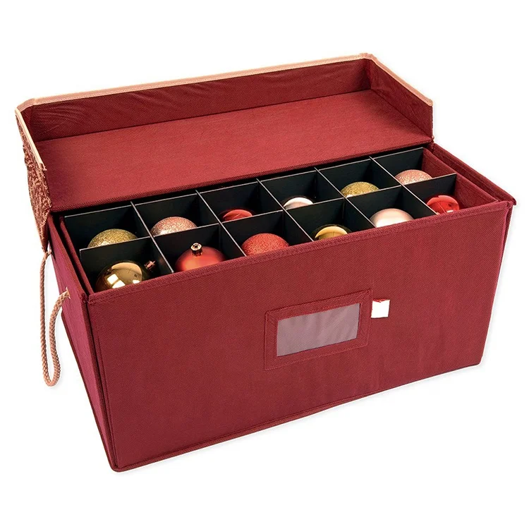 Ornament Bauble Storage Boxes Christmas Tree Decorations Storage Box