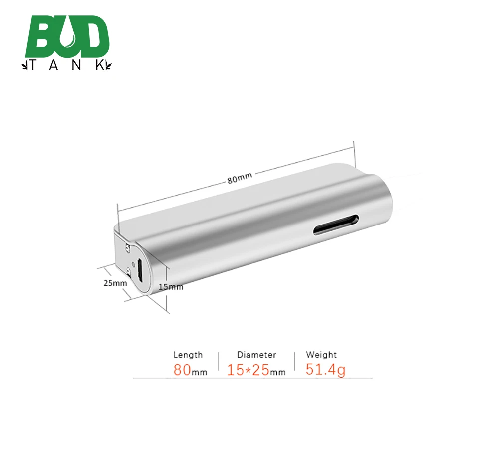 
Best Vaporizer Battery BUD MOD Concealer 510 Thread Variable Voltage Magnetic Battery 