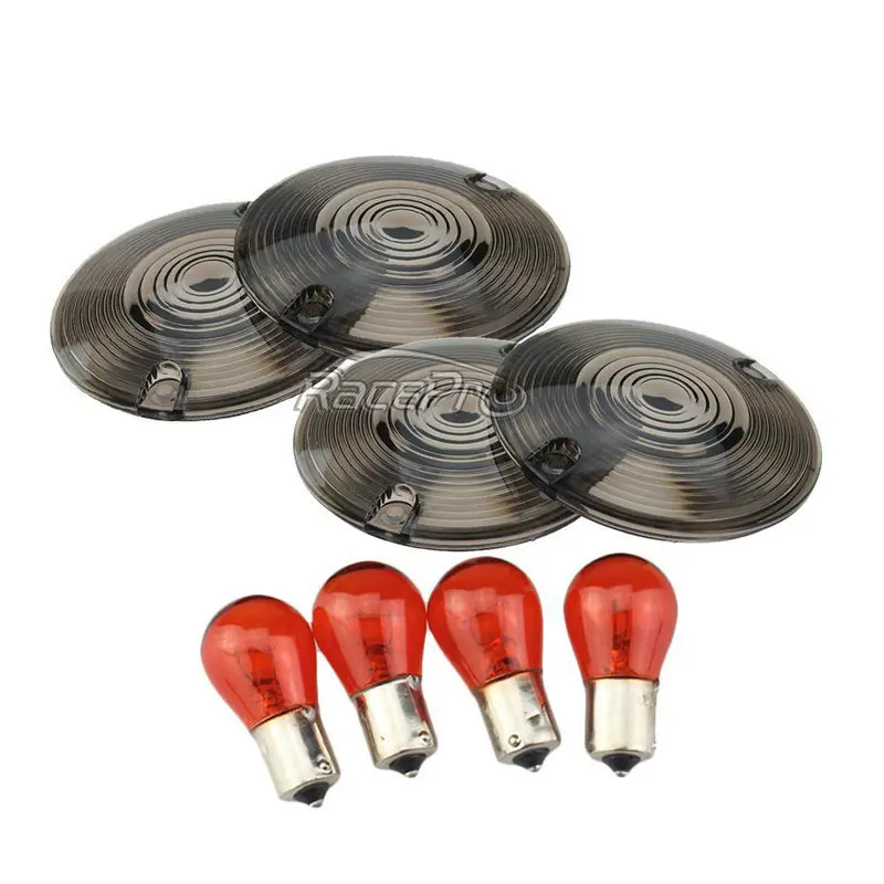 Крышка для объектива указателя поворота RACEPRO для Harley Dyna Softail Sportster 1986-2015