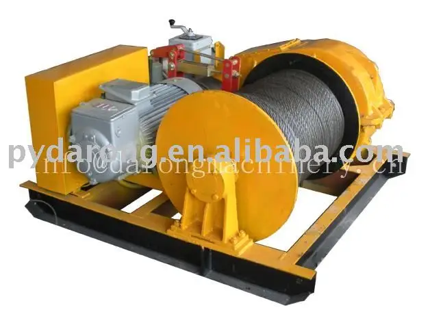 electric hoist winch lifting 5 8 10 12 15 18 20 22 23 24 25 26 27 28 30 32 33 35 36 38 MT kw motor  frequency conversion voltage